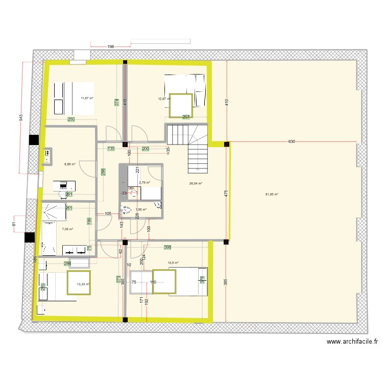 RDC & R+1-V4. Plan de 0 pièce et 0 m2