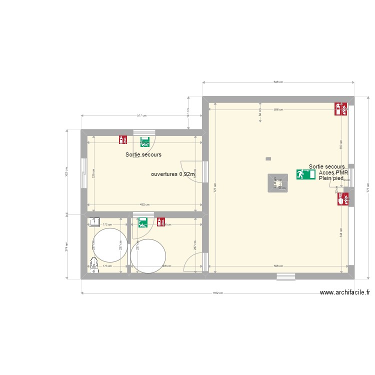 coif. Plan de 0 pièce et 0 m2