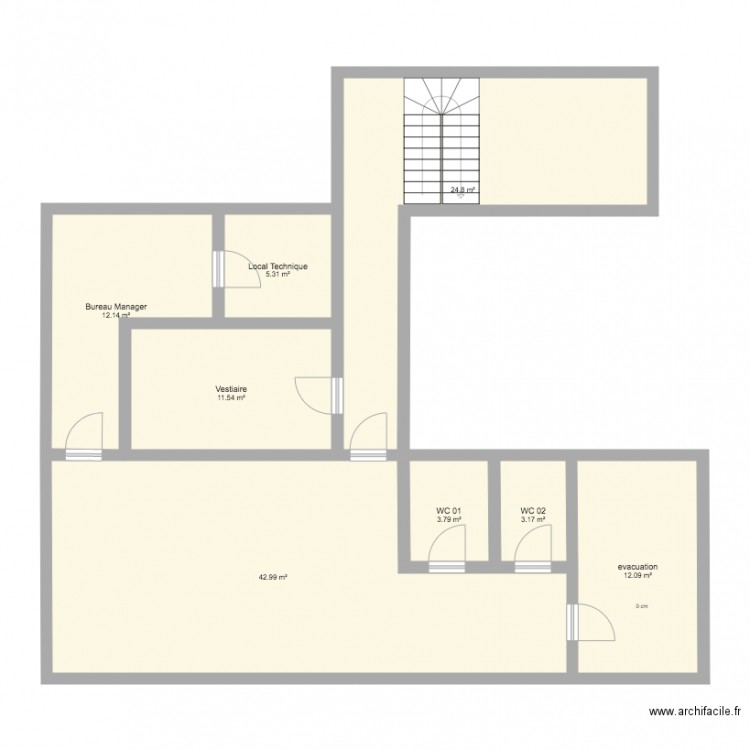 sous sol toulouse. Plan de 0 pièce et 0 m2