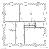 Le haut avec mesures