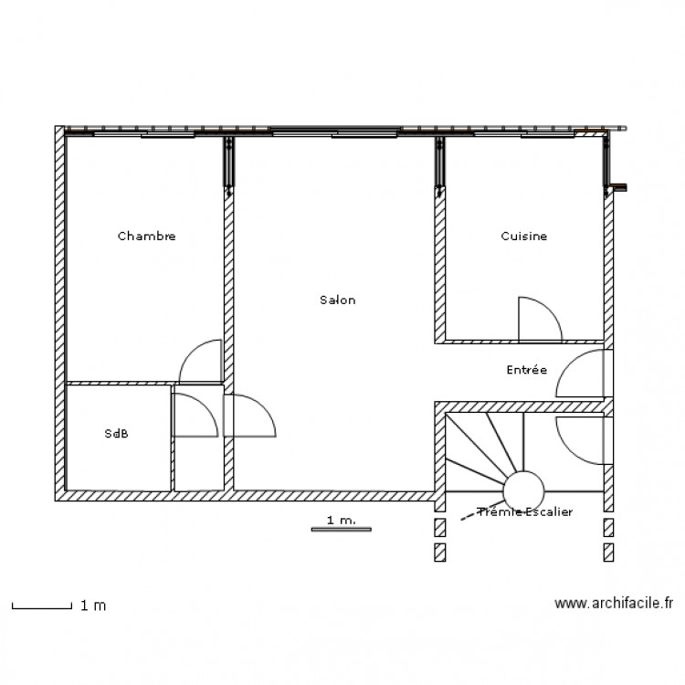 Etat Futur ok 40 ok pr ouverture salon. Plan de 0 pièce et 0 m2