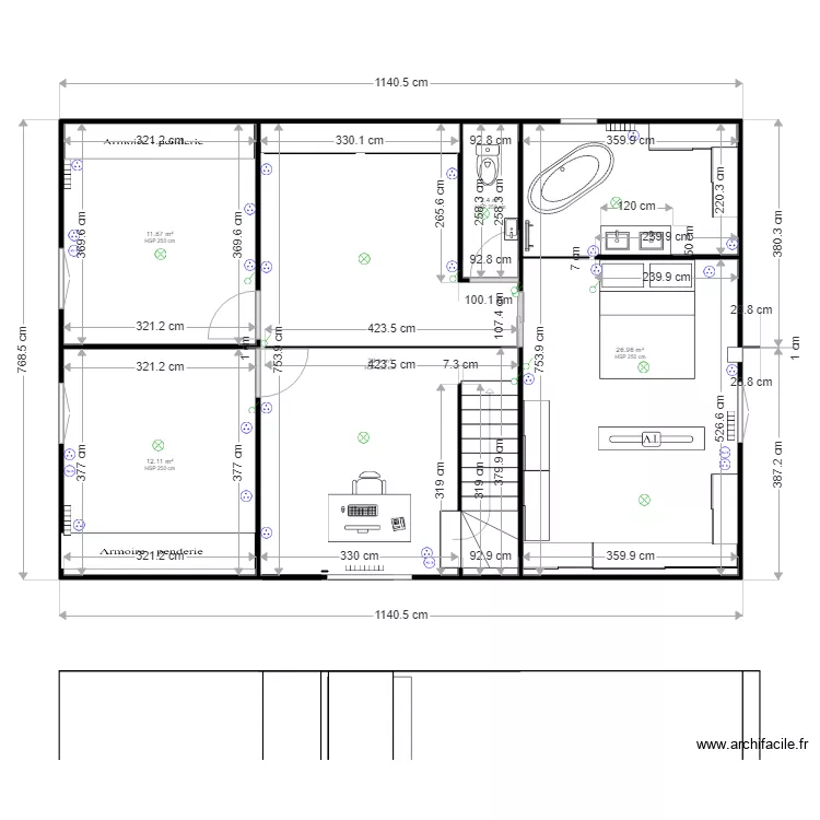 etage4. Plan de 