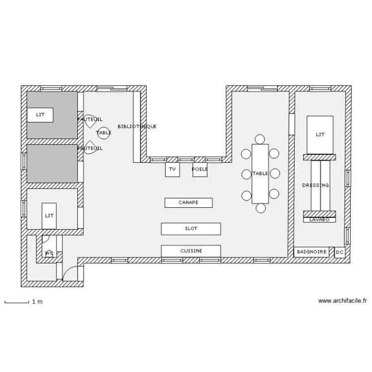 plan maison. Plan de 