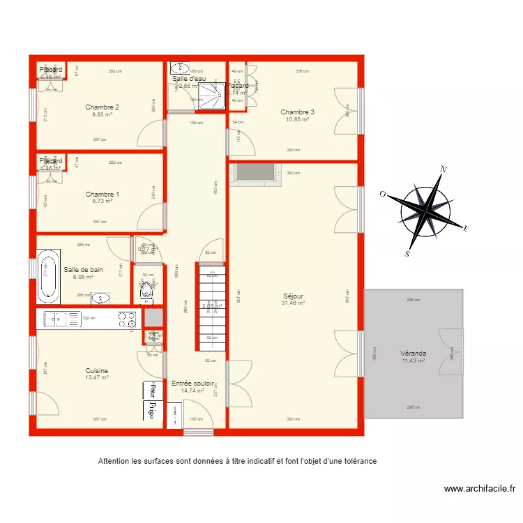 BI 3822 rdc non côté. Plan de BI 3822 rdc non côté. Plan de