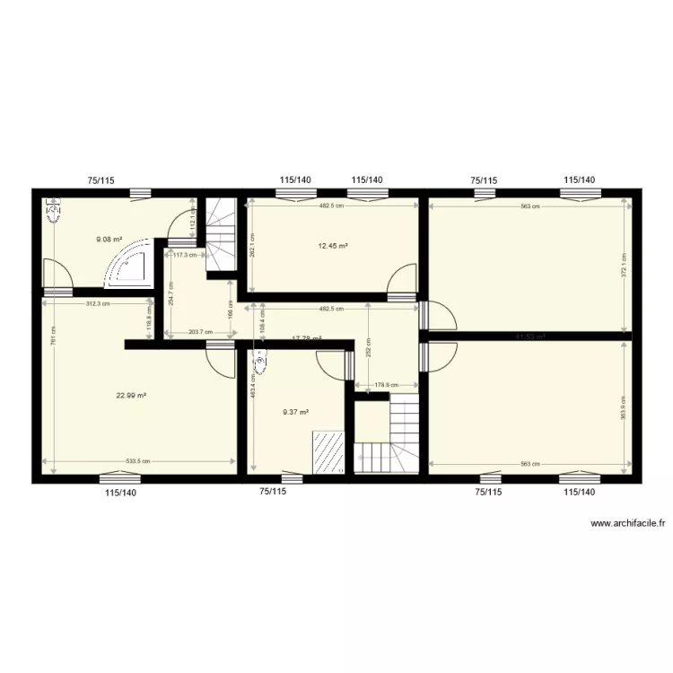 717 ETAGE. Plan de 717 ETAGE. Plan de
