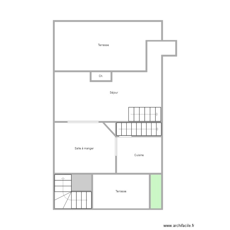 GORON RDC. Plan de 0 pièce et 0 m2