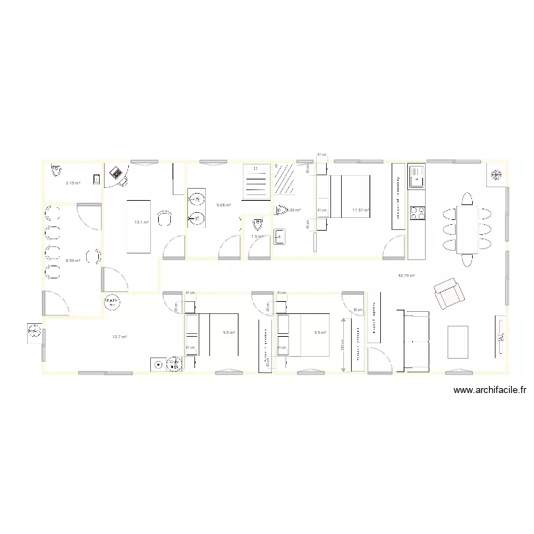 Maison. Plan de Maison. Plan de