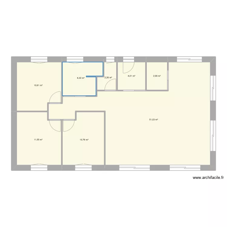 maison sans garage. Plan de 