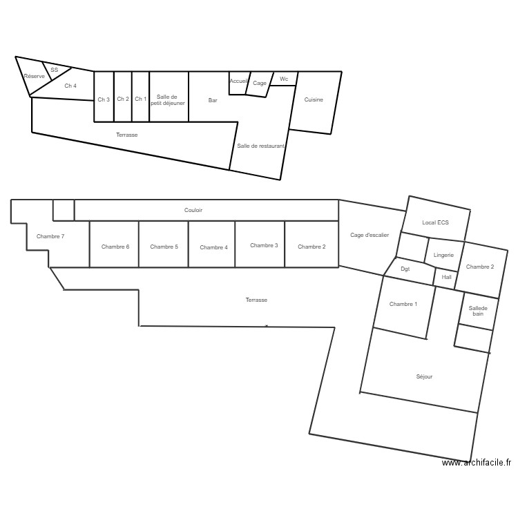 CONCARNEAU SABLES BLANCS 2. Plan de 0 pièce et 0 m2