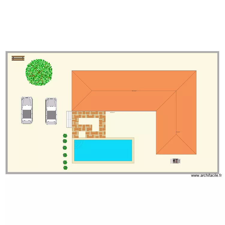 maison. Plan de maison. Plan de