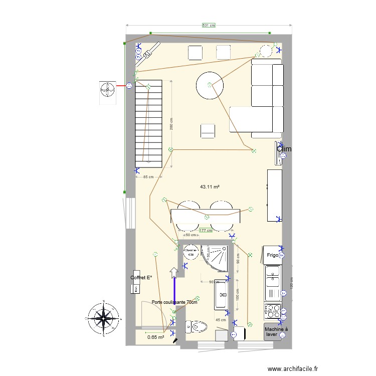 Maison 29 Erpion Electricitét Eric Ninane. Plan de 0 pièce et 0 m2