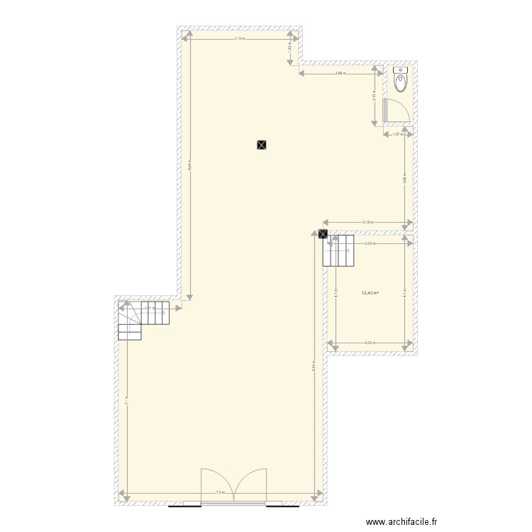 IRIS HOME CASABLANCA. Plan de 3 pièces et 128 m2