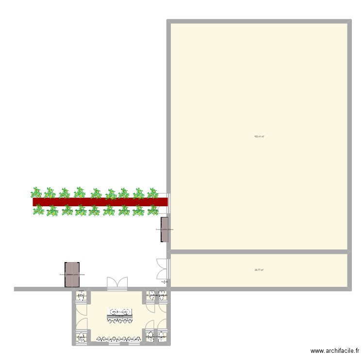 soirée. Plan de 0 pièce et 0 m2