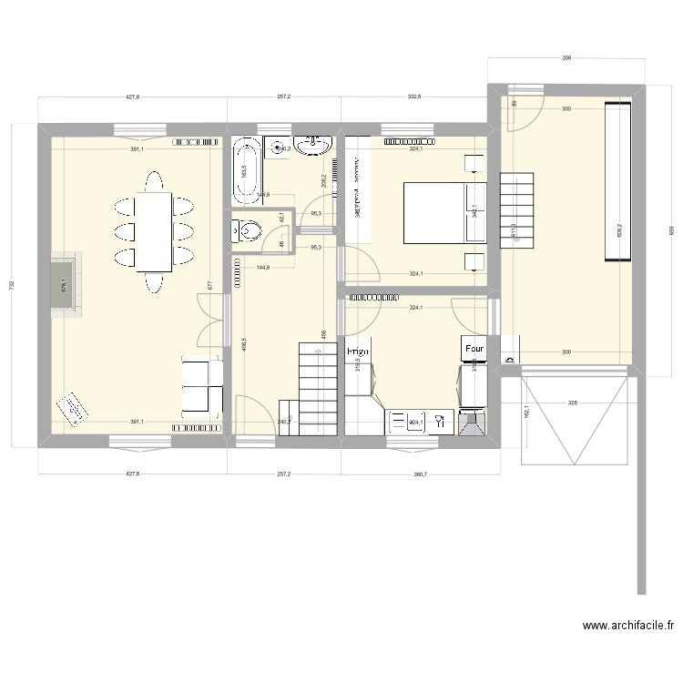 Quiberon rdc. Plan de 0 pièce et 0 m2