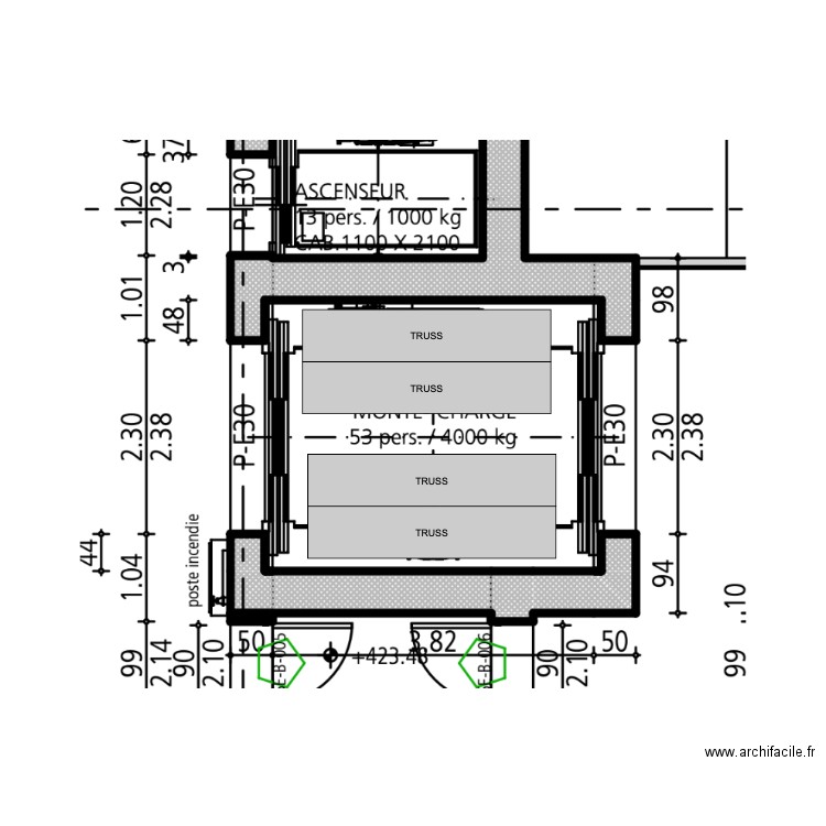 truss PLO. Plan de 0 pièce et 0 m2
