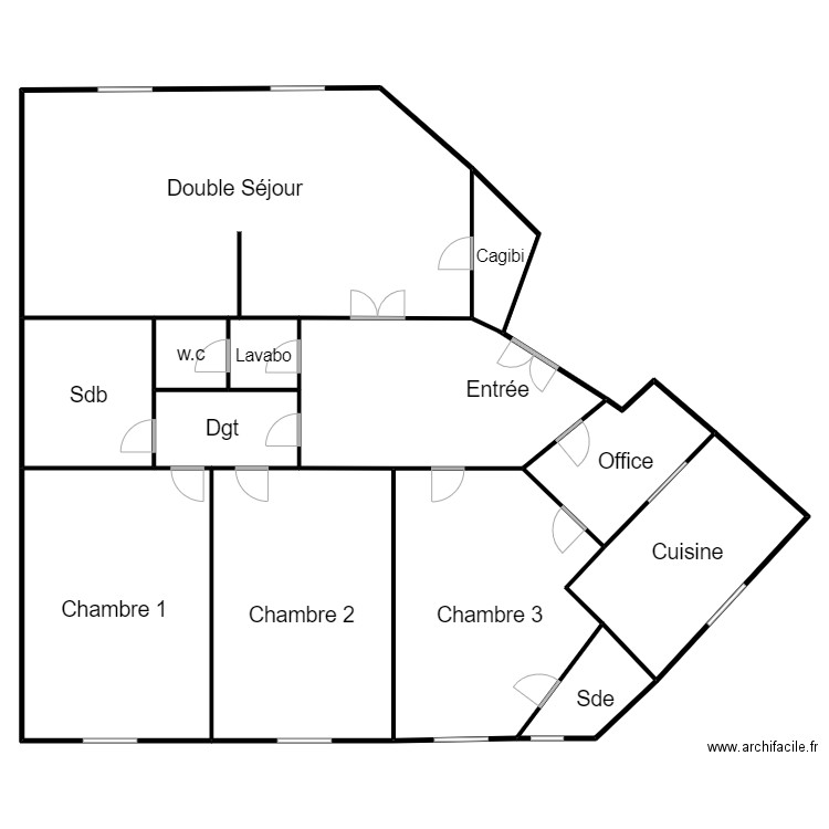 PIPETTI. Plan de 13 pièces et 815 m2