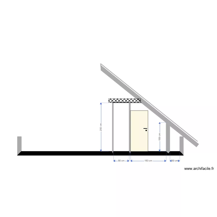 Douche 1er Etage. Plan de Douche 1er Etage. Plan de