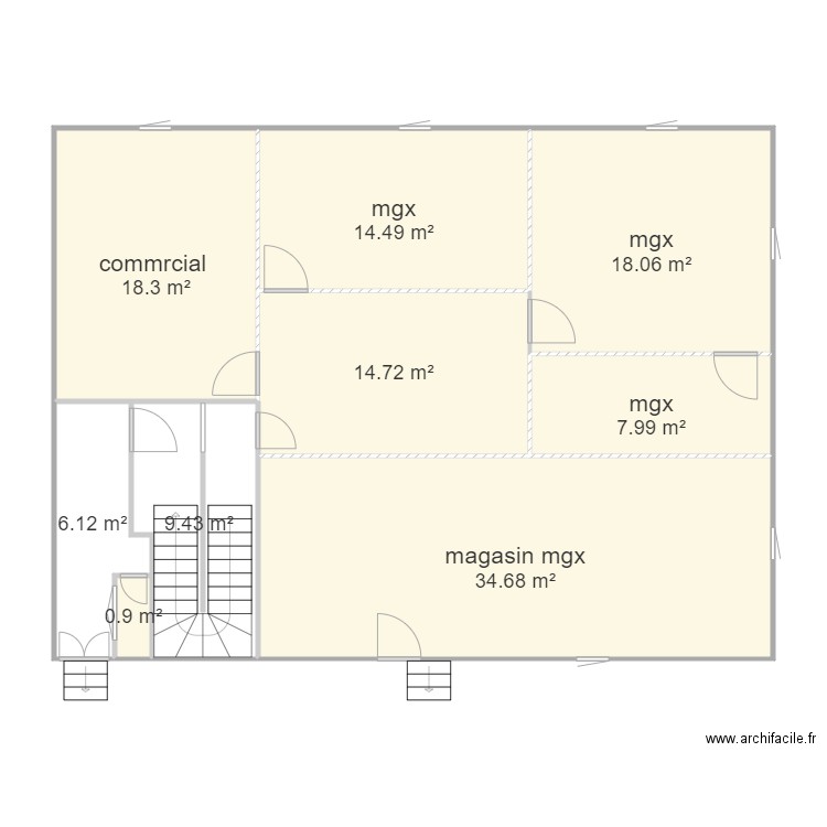 bloc sga rcd. Plan de 0 pièce et 0 m2