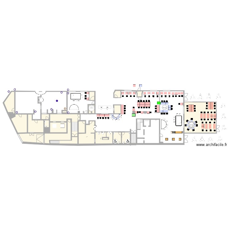 Plan de salle RDC au 05 juin 2020 . Plan de 0 pièce et 0 m2