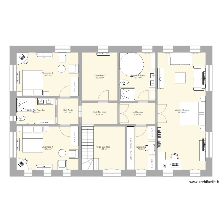 Etage 01 1. Plan de 0 pièce et 0 m2