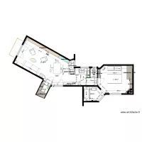 Plan projet d&eacute;finitif appartement P&ecirc;cheux