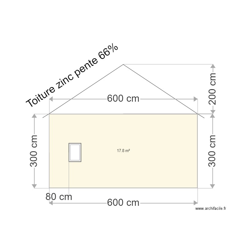 facade est chalet. Plan de 0 pièce et 0 m2