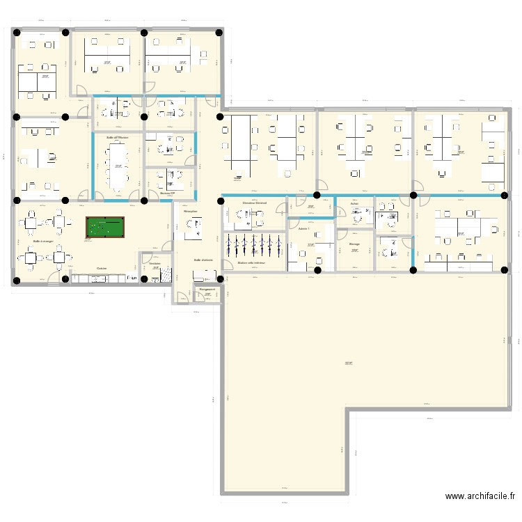 Aird 1.0 (7200pc). Plan de 25 pièces et 928 m2