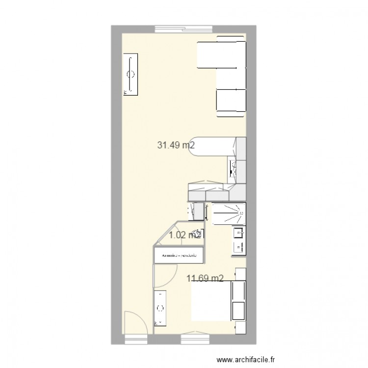 F2 test. Plan de 0 pièce et 0 m2