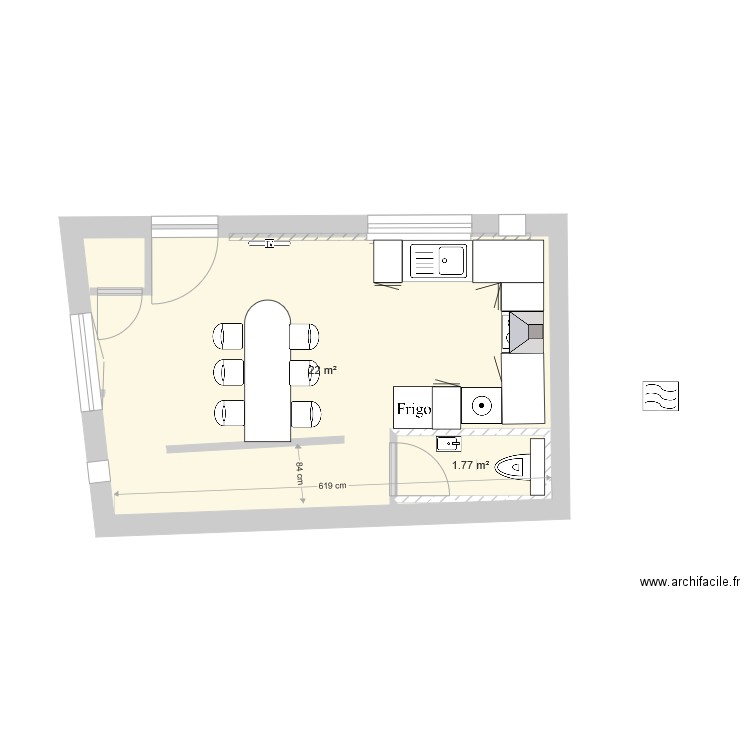RDC bis. Plan de 0 pièce et 0 m2