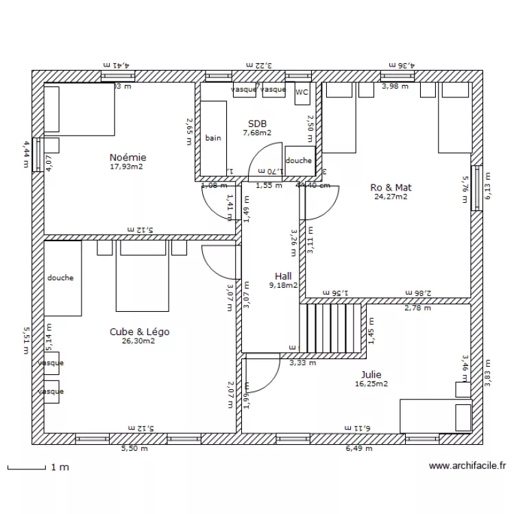 legocube 1er. Plan de 