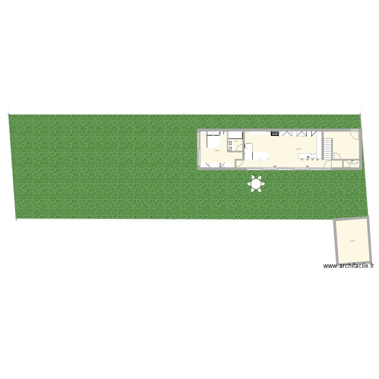 Nouveau Projet 1. Plan de 9 pièces et 169 m2