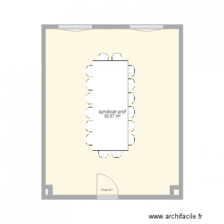 salle syndicat 047. Plan de 0 pièce et 0 m2