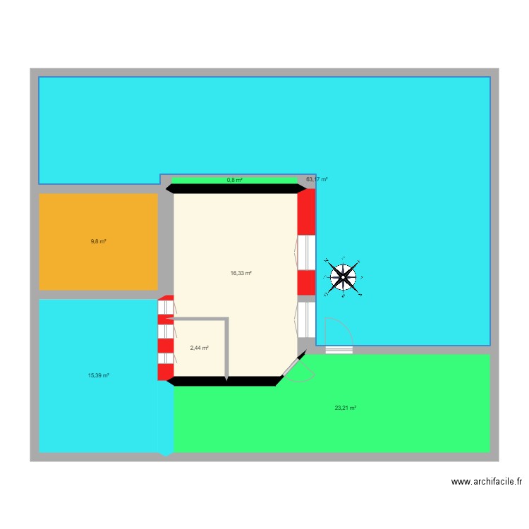 4 davy 75017 paris BIS apres travaux. Plan de 0 pièce et 0 m2