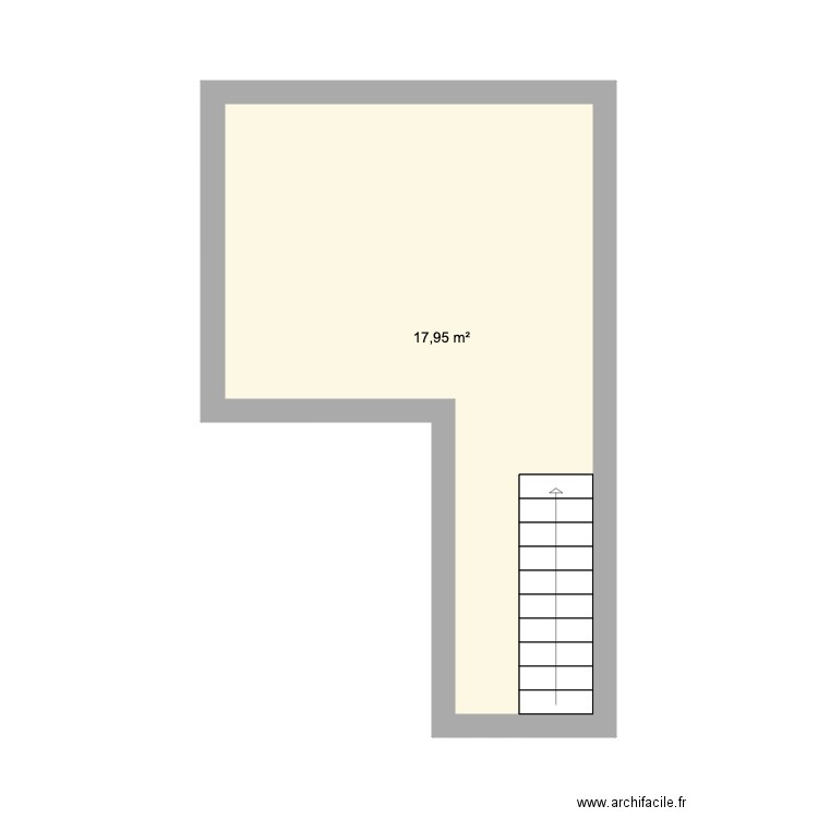 angleur Cave . Plan de 1 pièce et 18 m2