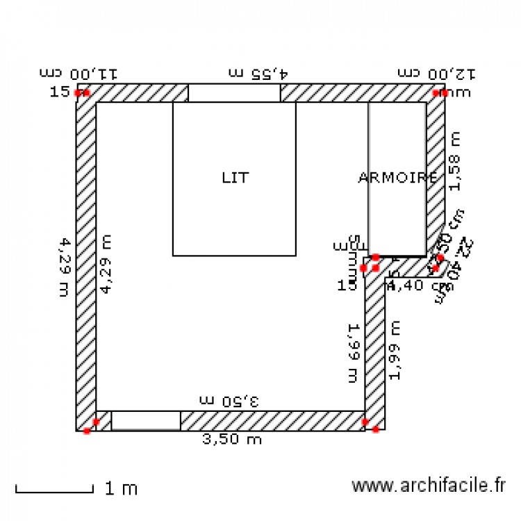 CHAMBRE 15M2. Plan de 0 pièce et 0 m2