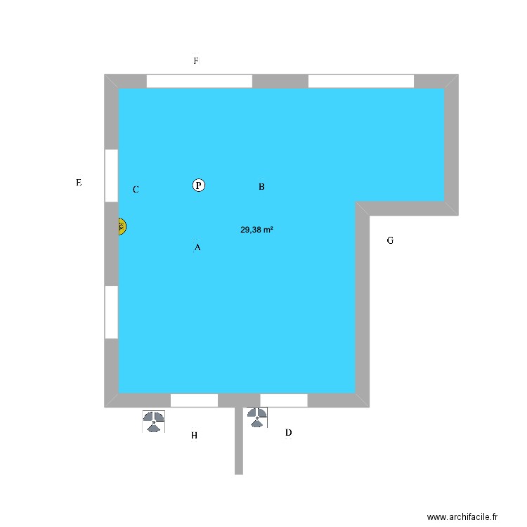 cabinet 1 weber. Plan de 0 pièce et 0 m2