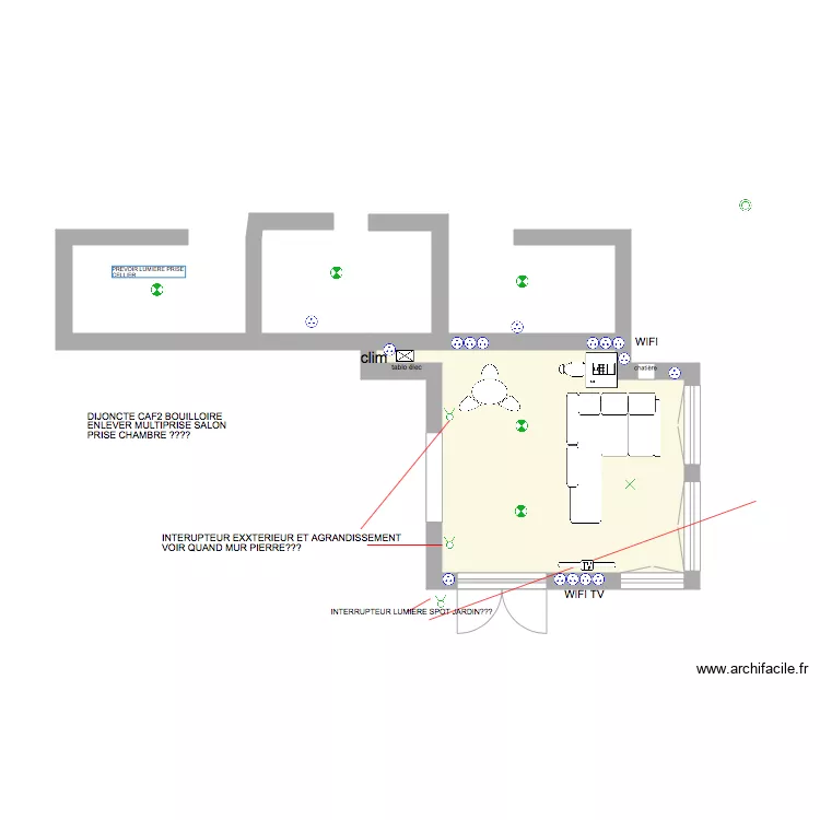 DANIEL MAISON . Plan de 