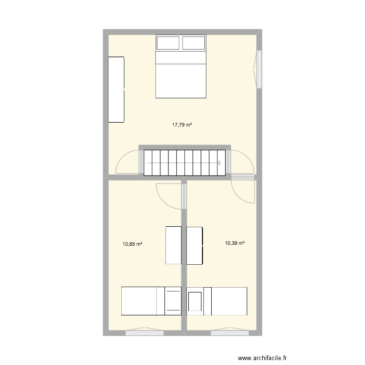 JUSTICE 25 +1. Plan de 4 pièces et 41 m2