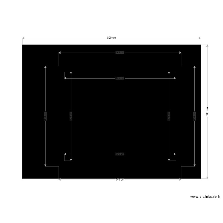 PLAN ABRI JARDIN. Plan de 0 pièce et 0 m2