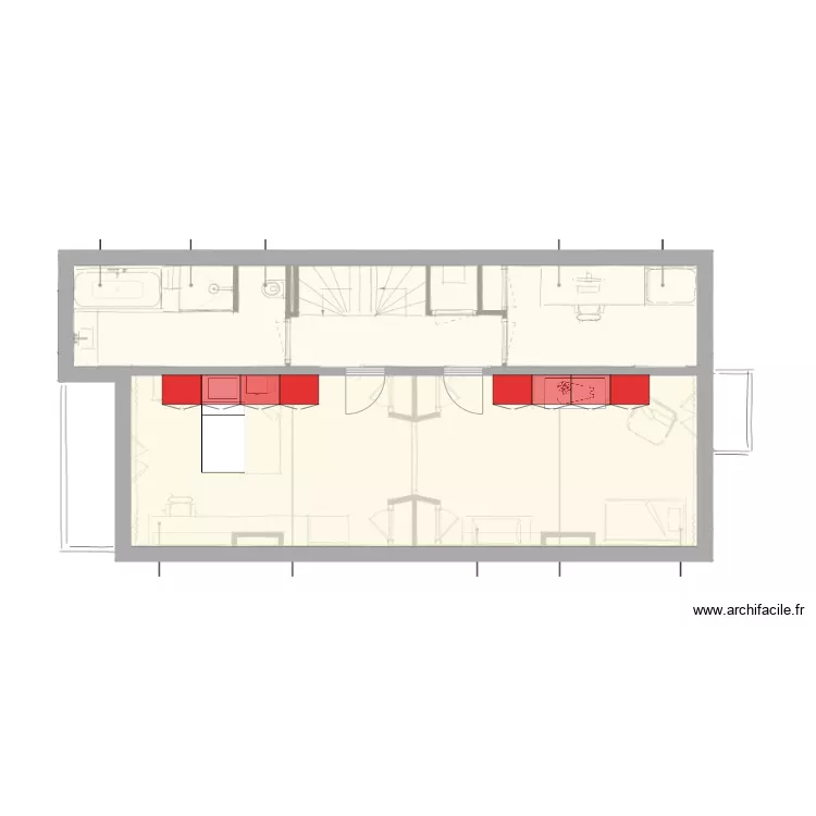 ZJ12 Second floor. Plan de 
