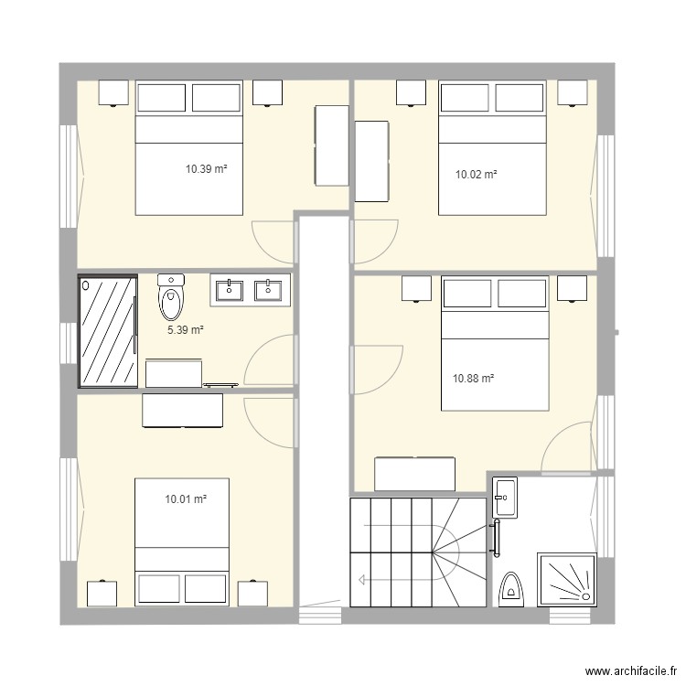 maison savigny etage proposition 1. Plan de 0 pièce et 0 m2
