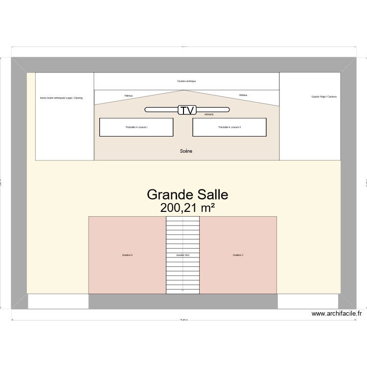 TGS. Plan de 0 pièce et 0 m2