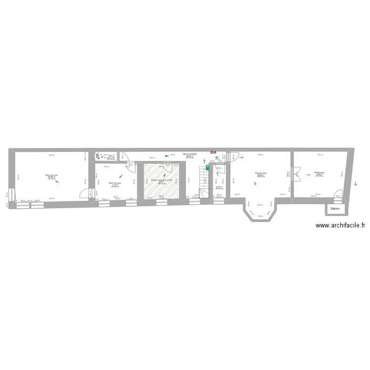 Manoir-LDH-1er-Etage-Incendie. Plan de 0 pièce et 0 m2