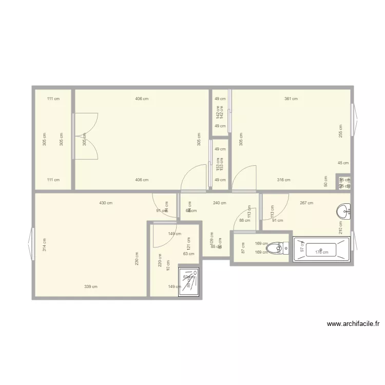 1er &eacute;tage Maison. Plan de 