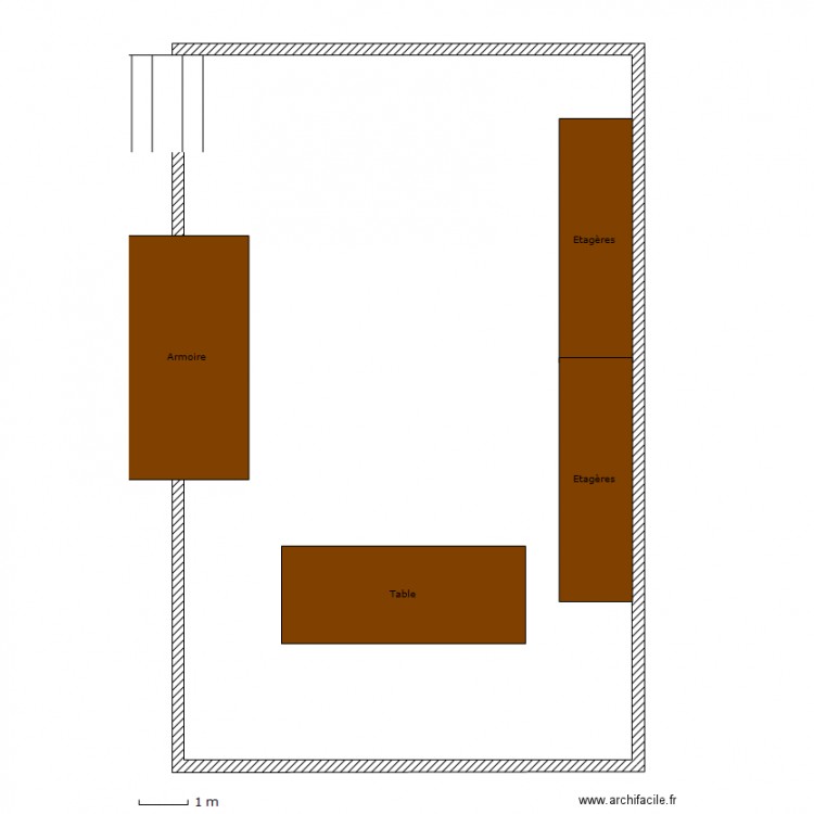 Bureau Varin vierge. Plan de 0 pièce et 0 m2