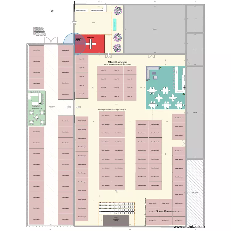 Salon des Entreprises CFACI (TBC stand 3x2). Plan de 0 pièce et 0 m2 Salon des Entreprises CFACI (TBC stand 3x2). Plan de 0 pièce et 0 m2