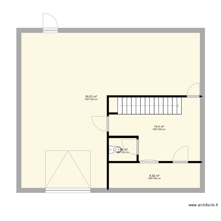 RDC GOURNAY. Plan de 0 pièce et 0 m2