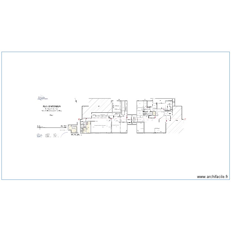 plan victor noir 1er étage. Plan de 8 pièces et 59 m2