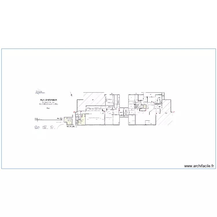 plan victor noir 1er &eacute;tage. Plan de 
