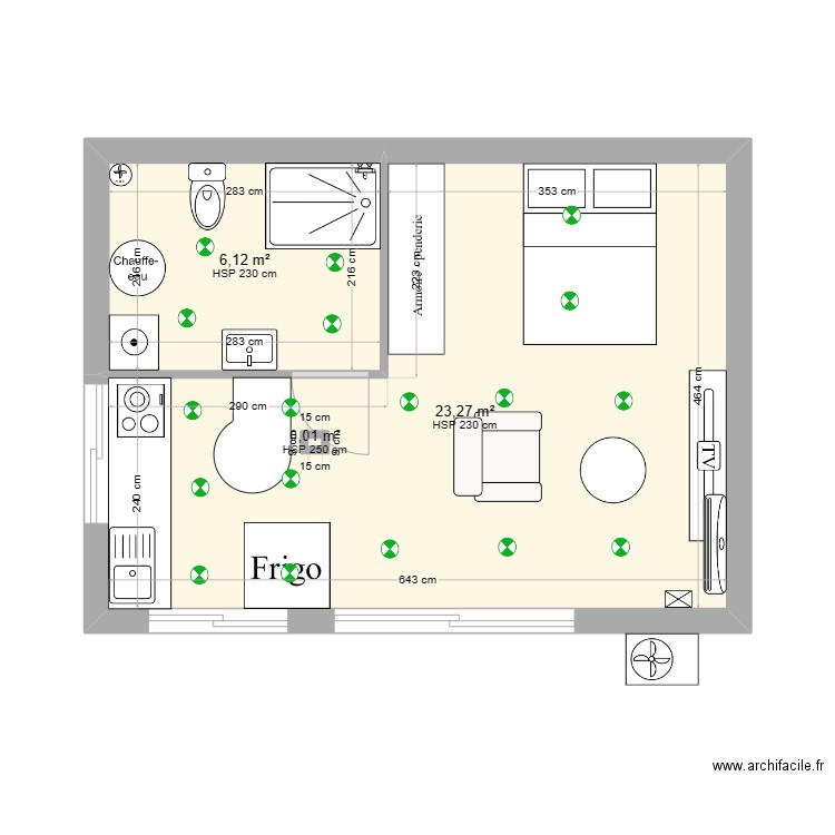 plan ga. Plan de 0 pièce et 0 m2